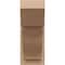 Ekena Millwork 8-in W x 18-in D x 18-in H Funston Slat Rough Cedar Woodgrain TimberThane Outlooker, Primed Tan OUTUR080X18X18FST24RCPR - alternate 4
